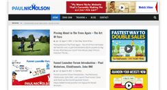 Desktop Screenshot of paulnicholson.com